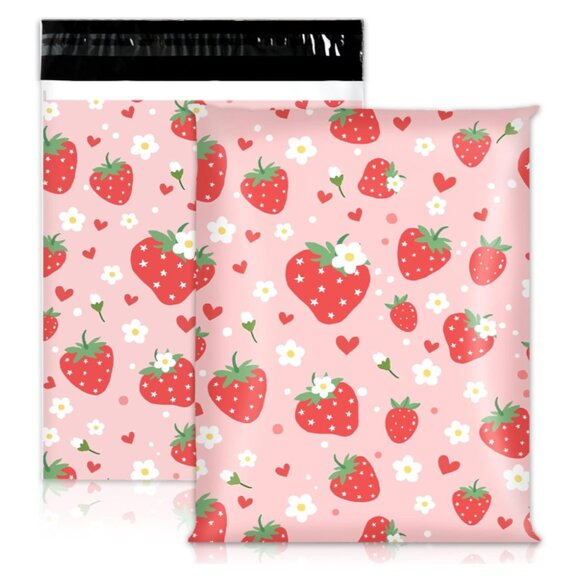 Other - 10 Pk 10x13” Strawberry Polymailers